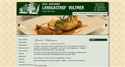 Desktop Screenshot of landgasthof-voltmer.de