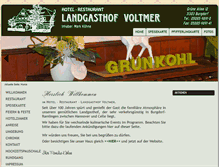 Tablet Screenshot of landgasthof-voltmer.de
